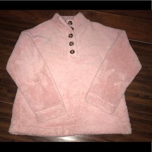 Pink button up jacket